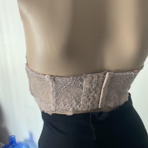 forever 22 grey and pink strapless bra size 34c - Picture 3 of 8